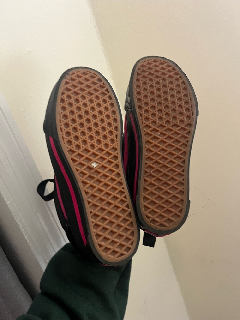 Vans Platform Black and Hot Pink Skate Sneakers 7 - Picture 10 of 10
